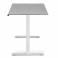 Регульований стіл AdapDesk Smart 1 Motor 18мм Smoky Gray, Snow White, фото 3 mini