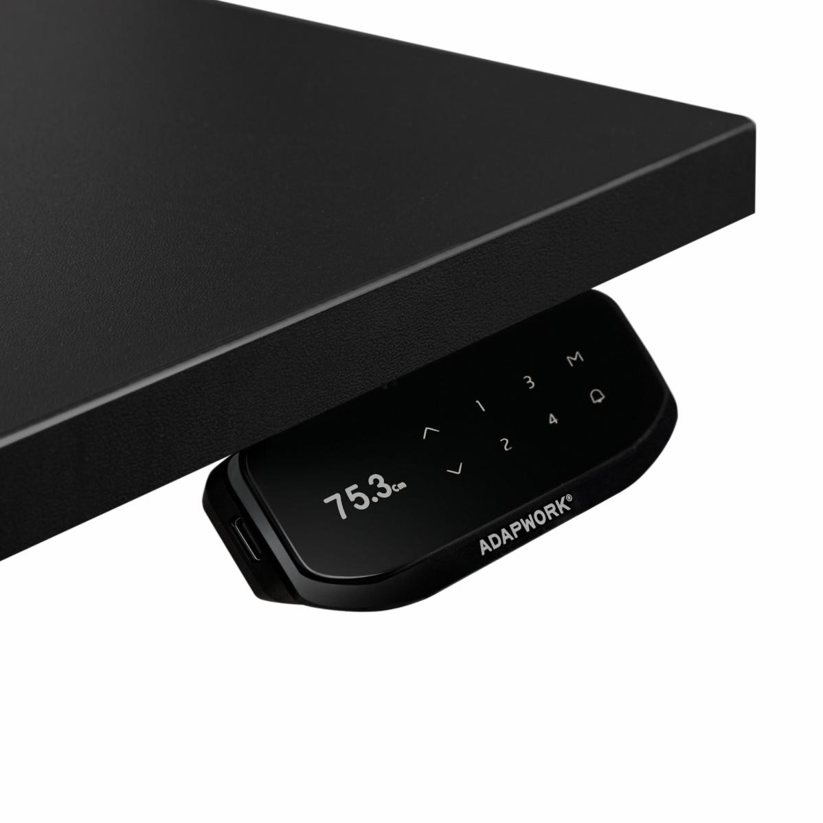 Регульований стіл AdapDesk Smart 2 Motor 18мм Deep Black, Space Black, фото 2