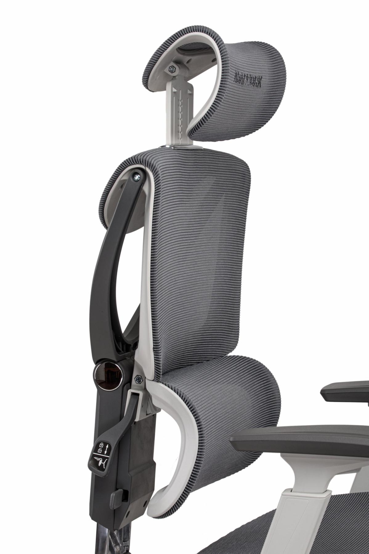 Крісло S3 Mesh Senior ErgoChair Alpine Grey, фото 11