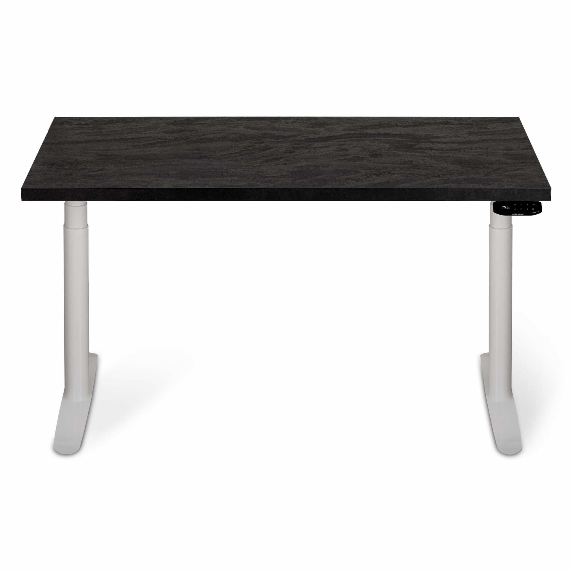 Регульований стіл AdapDesk Smart 2 Motor Pro Max 36мм Carbon Black, Snow White, фото 7