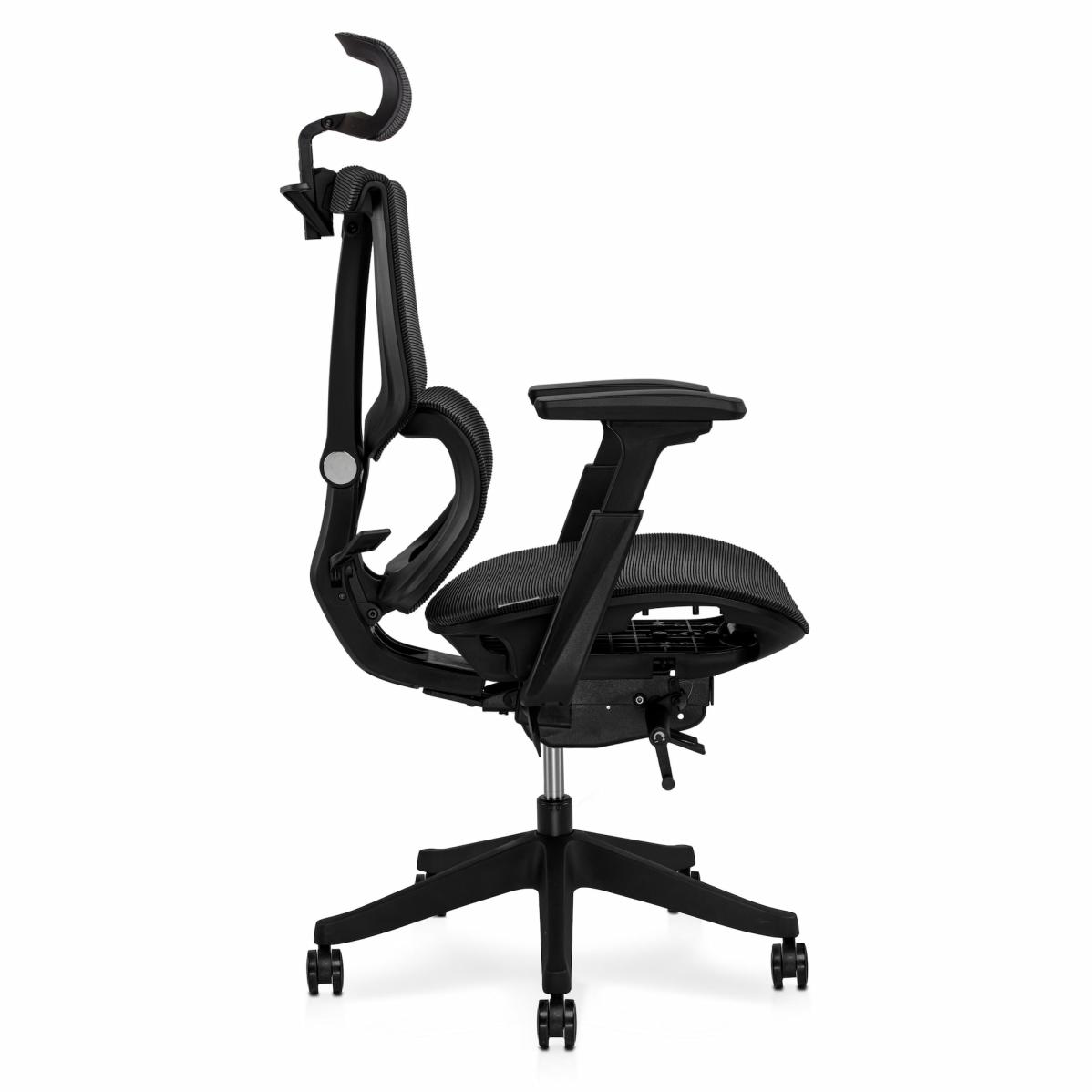 Кресло S2 Mesh Senior ErgoChair Deep Black, фото 3