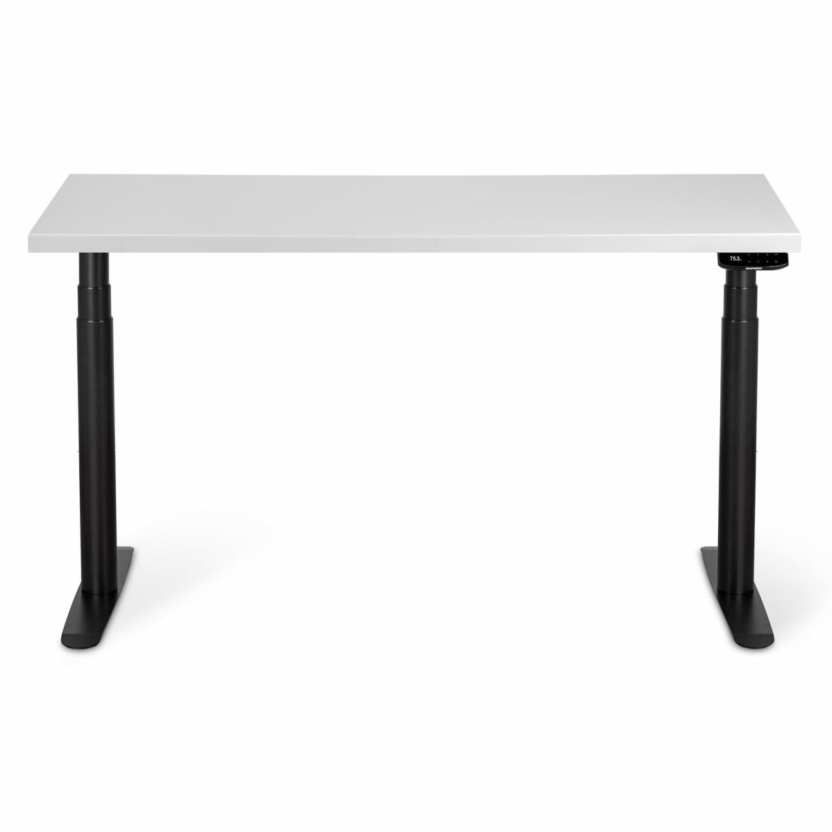 Регулируемый стол AdapDesk Smart 2 Motor Pro Max 36мм Crystal White, Space Black, фото 1