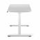 Регульований стіл AdapDesk Smart 2 Motor Pro 36мм Crystal White, Snow White, фото 3 mini