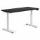 Регульований стіл AdapDesk Smart 2 Motor Pro Max 36мм Carbon Black, Snow White, фото 8 mini