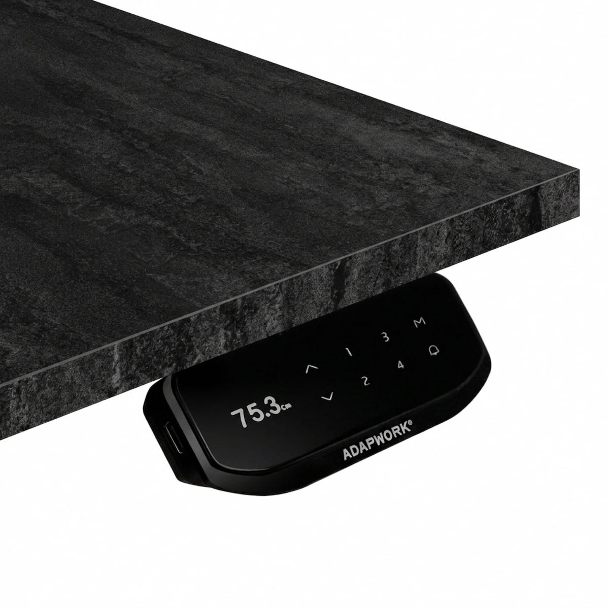 Регулируемый стол AdapDesk Smart 1 Motor 18мм Carbon Black, Space Black, фото 2