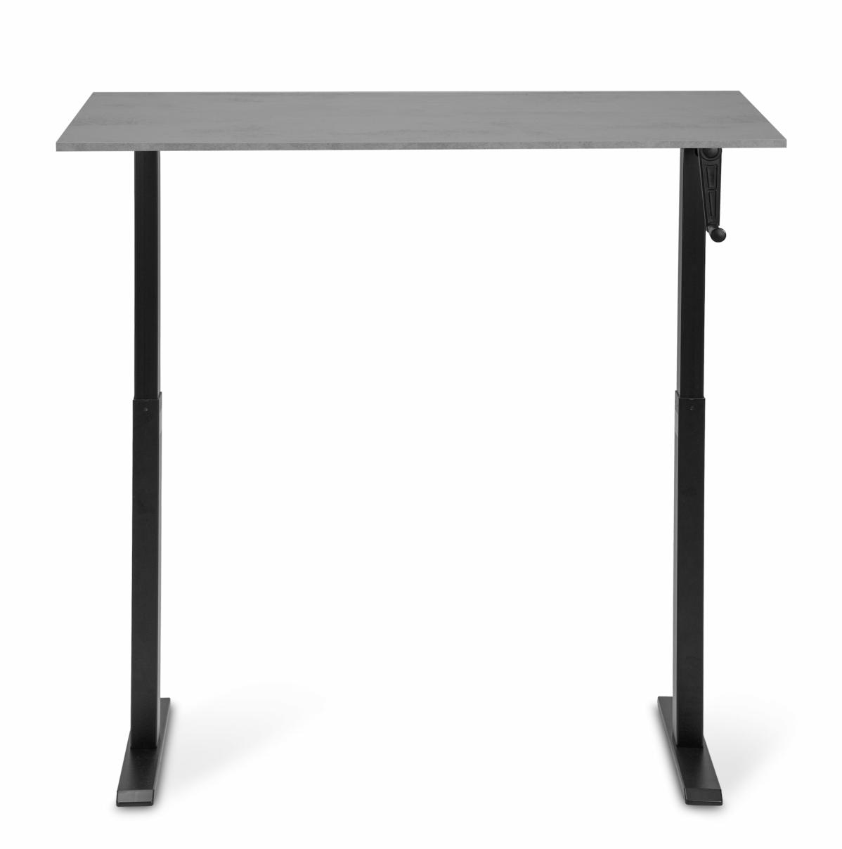 Регулируемый стол AdapDesk Smart Manual 18мм Smoky Gray, Space Black, фото 5