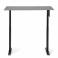 Регульований стіл AdapDesk Smart Manual 18мм Smoky Gray, Space Black, фото 5 mini