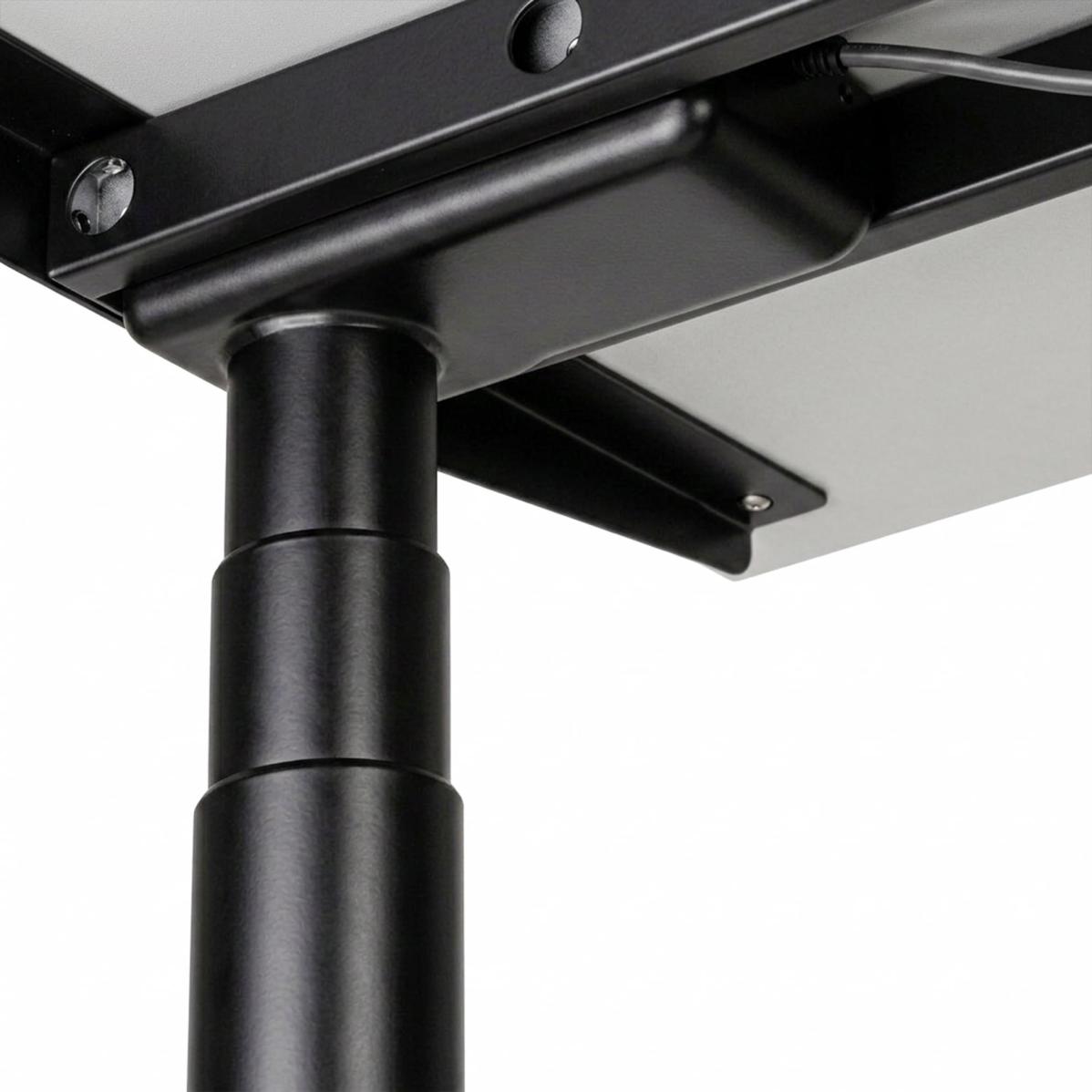 Регулируемый стол AdapDesk Smart 2 Motor Pro Max 36мм Crystal White, Space Black, фото 6