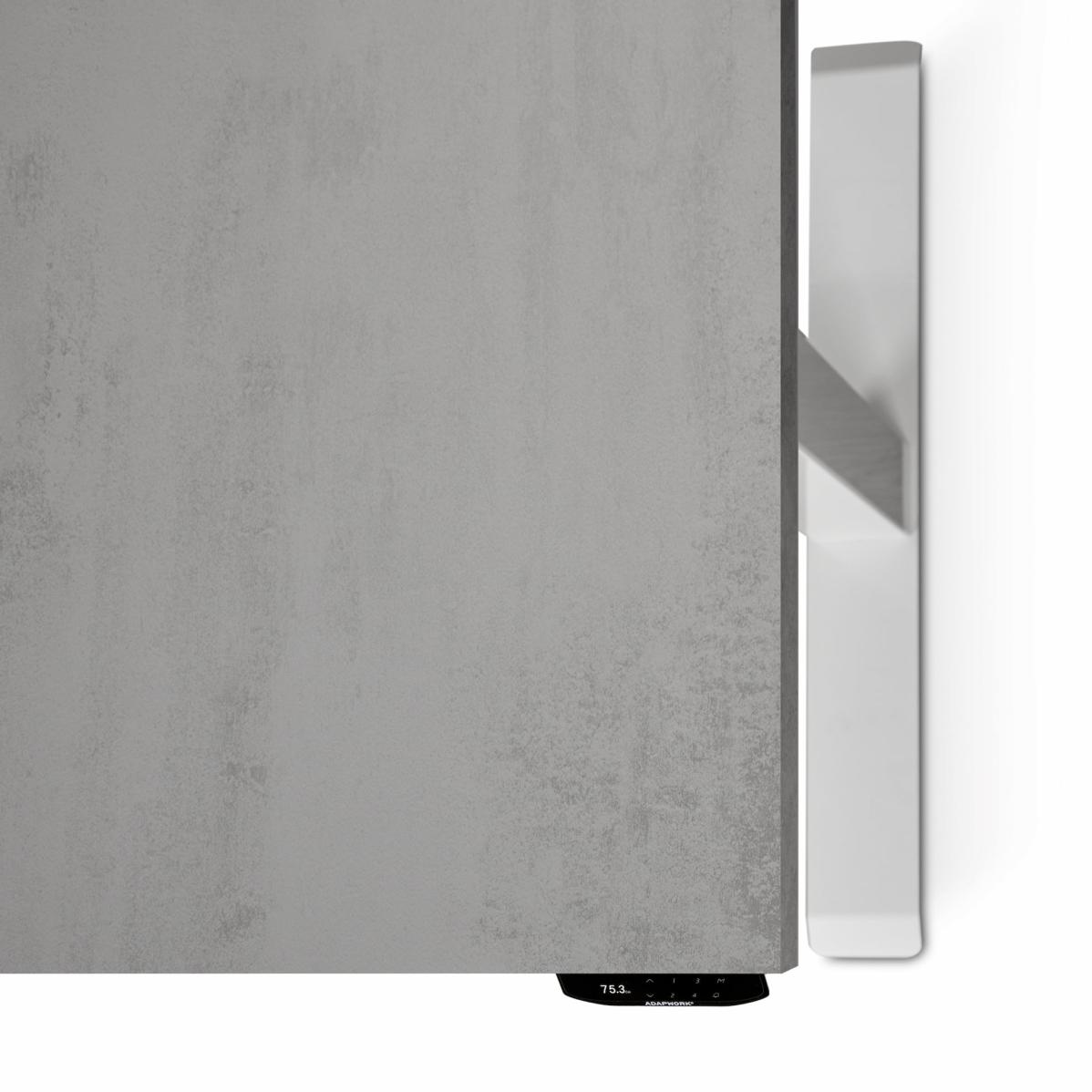 Регулируемый стол AdapDesk Smart 2 Motor Pro 36мм Smoky Gray, Snow White, фото 4