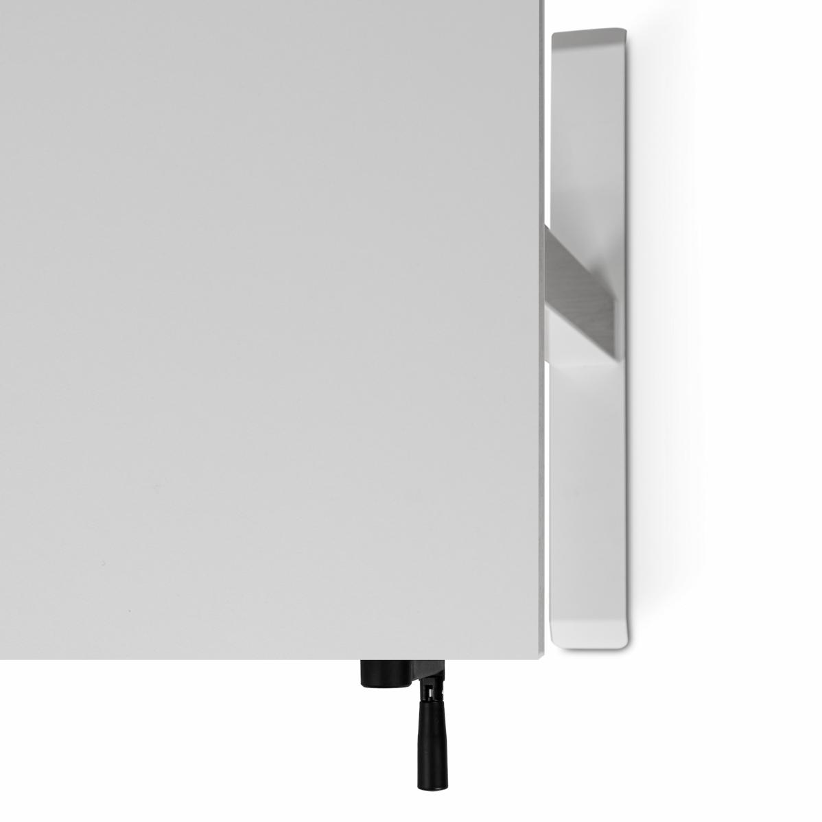 Регулируемый стол AdapDesk Smart Manual 18мм Crystal White, Snow White, фото 4