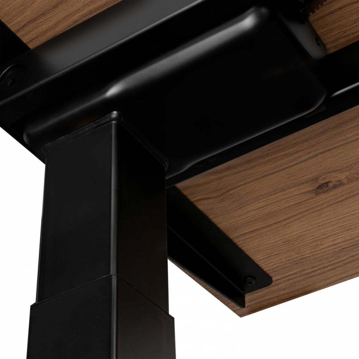 Регулируемый стол AdapDesk Smart 2 Motor Pro 36мм Golden Wood, Space Black, фото 6