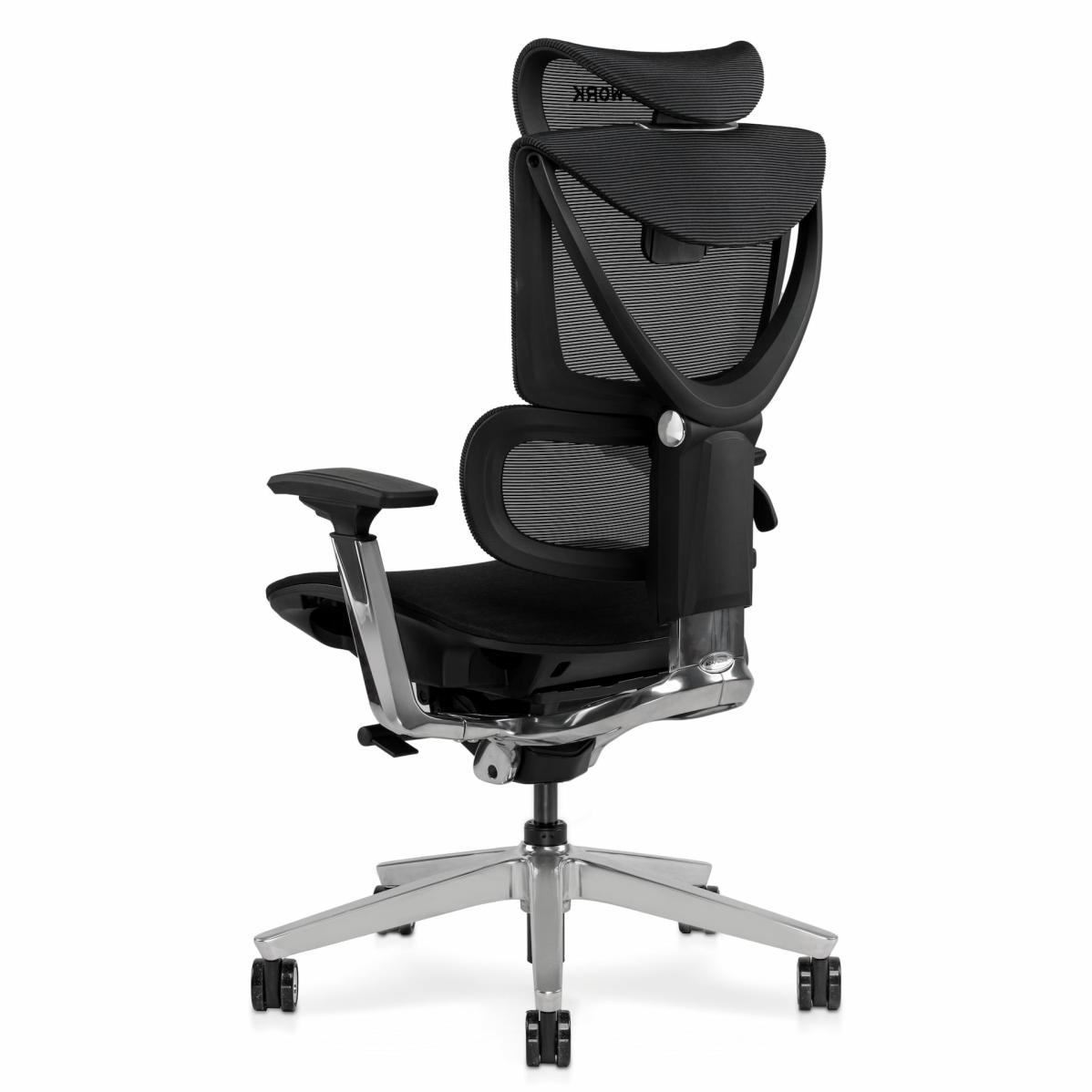 Кресло S3 Pro Senior ErgoChair Platinum Grafite Black, фото 6