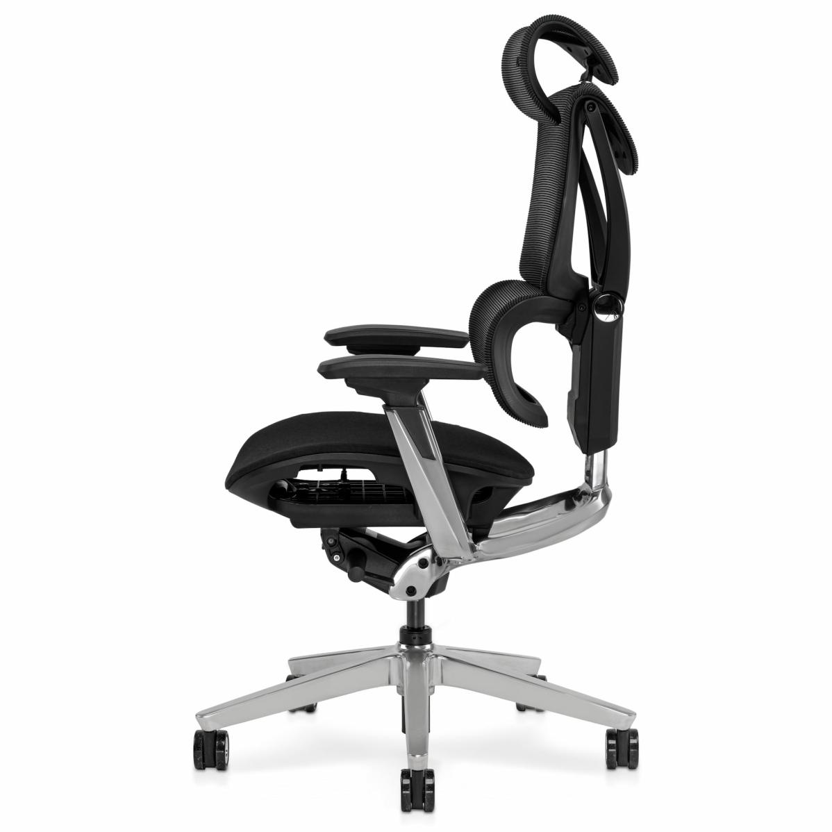 Кресло S3 Pro Senior ErgoChair Platinum Grafite Black, фото 7