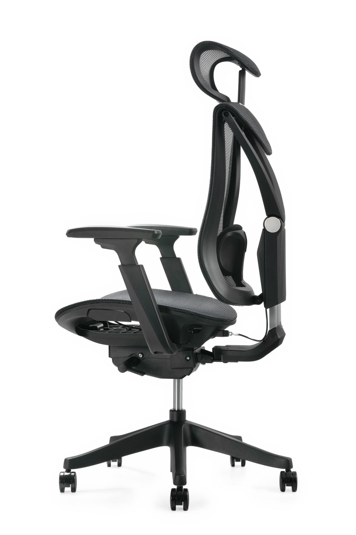 Кресло S1 Mesh Senior ErgoChair Deep Black, фото 5