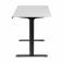 Регульований стіл AdapDesk Smart 2 Motor 18мм Crystal White, Space Black, фото 3 mini