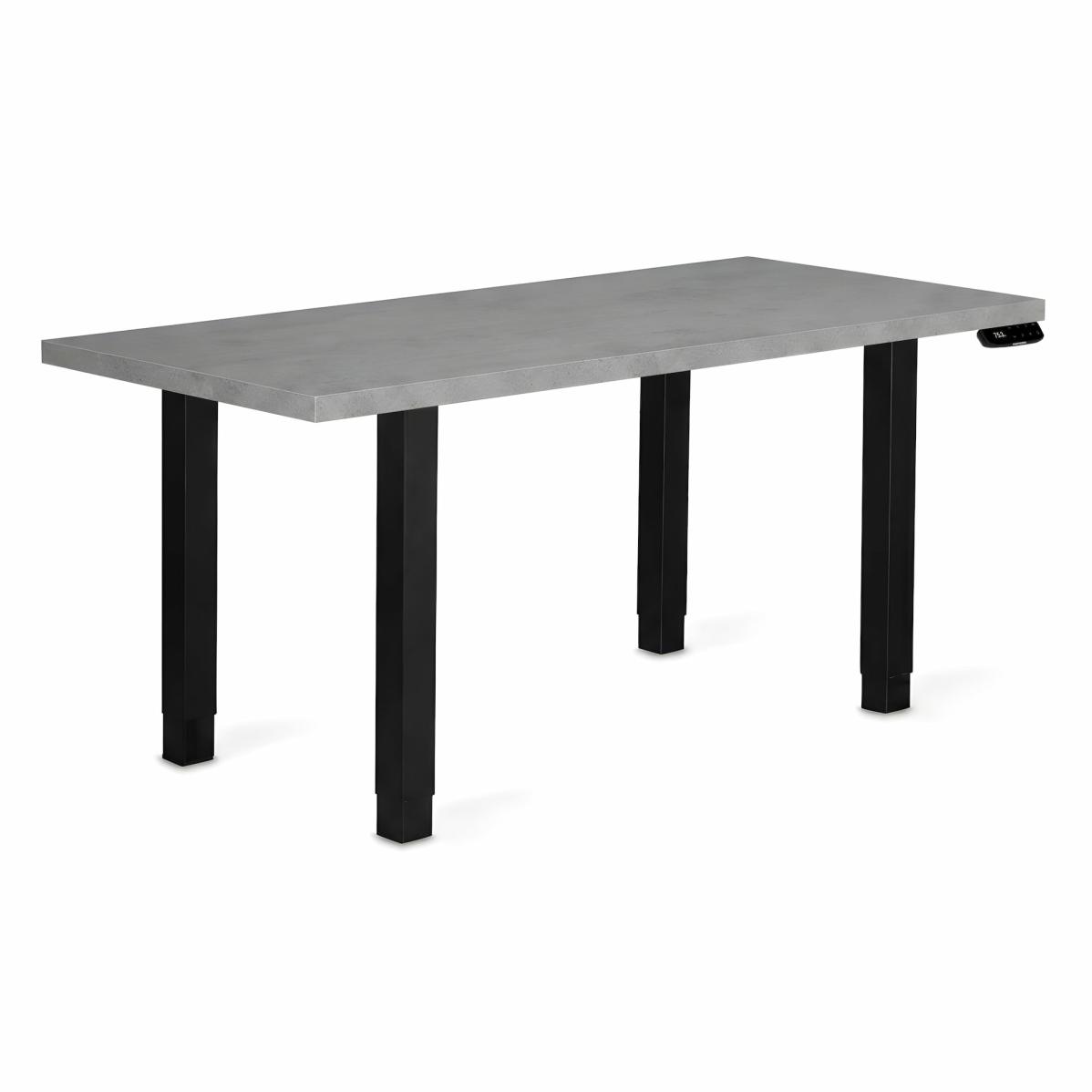 Регулируемый стол AdapDesk Smart 4L 2 Motor 36 мм Smoky Gray, Space Black, фото 8