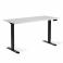 Регульований стіл AdapDesk Smart 2 Motor 18мм Crystal White, Space Black, фото 8 mini