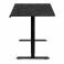 Регульований стіл AdapDesk Smart 1 Motor 18мм Carbon Black, Space Black, фото 3 mini