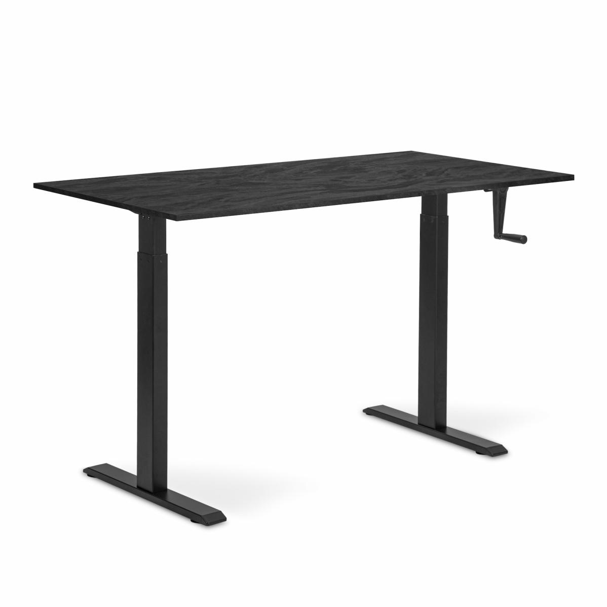 Регулируемый стол AdapDesk Smart Manual 18мм Carbon Black, Space Black, фото 8