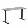 Регульований стіл AdapDesk Smart 2 Motor 18мм Smoky Gray, Space Black, фото 8 mini