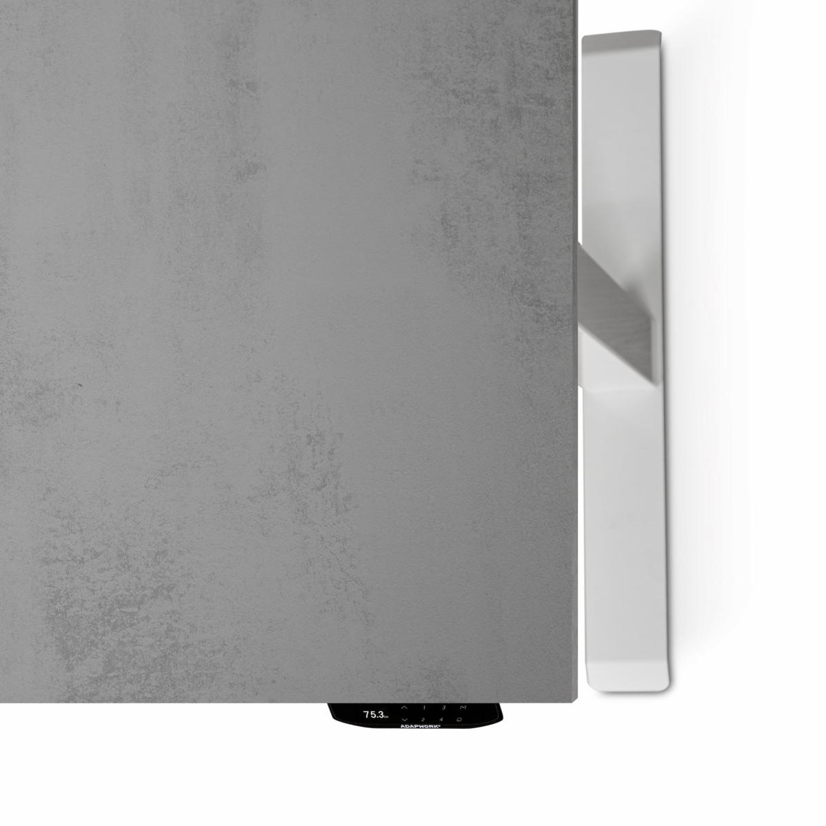 Регулируемый стол AdapDesk Smart 1 Motor 18мм Smoky Gray, Snow White, фото 4