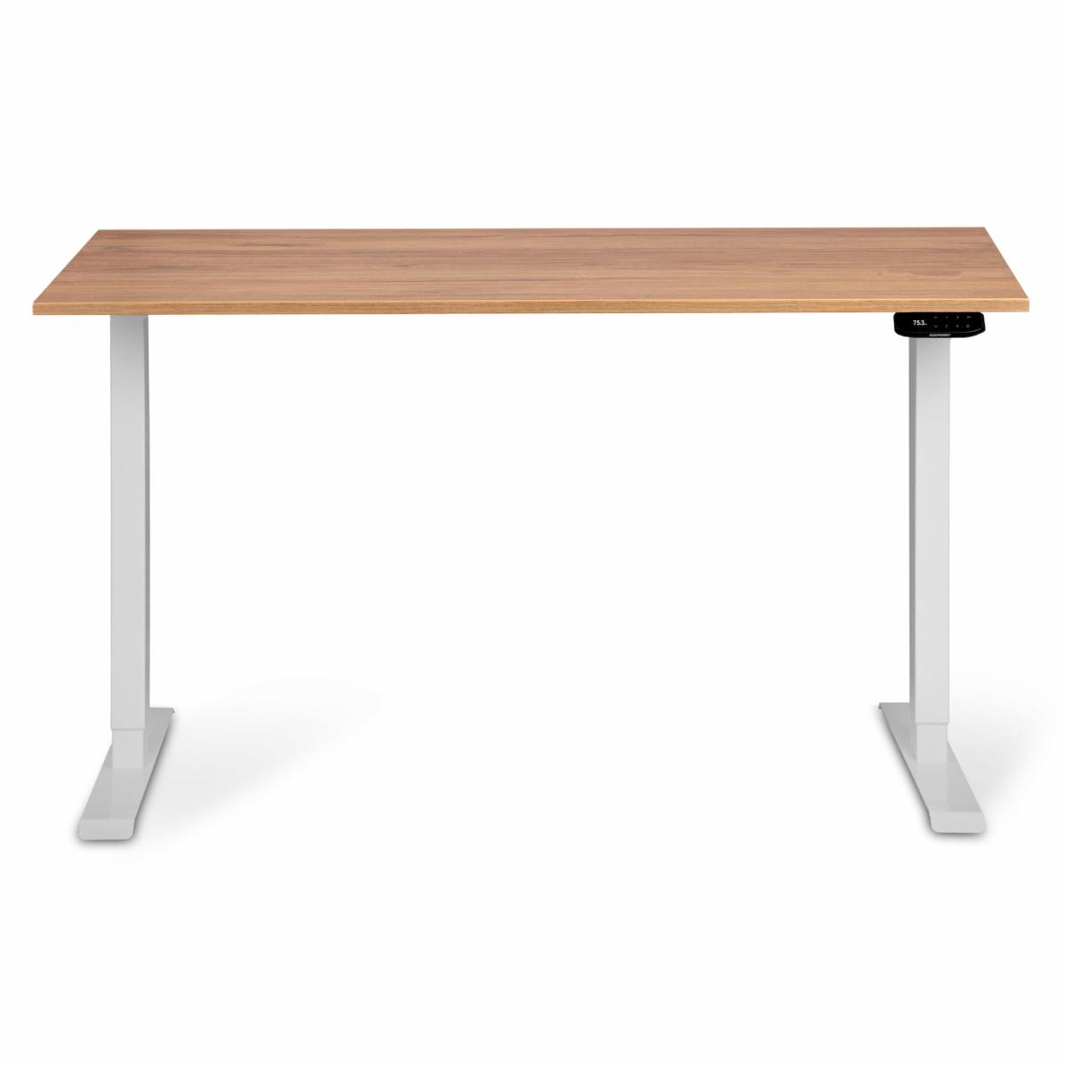 Регулируемый стол AdapDesk Smart 1 Motor 18мм Golden Wood, Snow White, фото 1