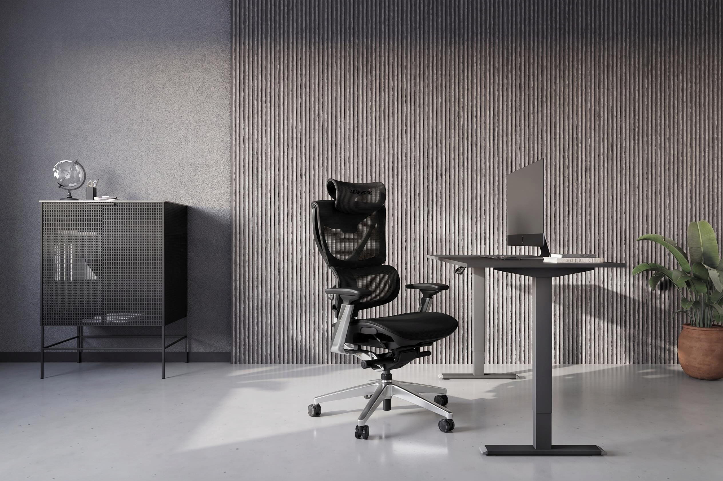 Кресло S3 Pro Senior ErgoChair Platinum Grafite Black