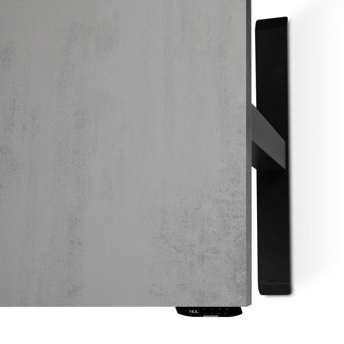 Регулируемый стол AdapDesk Smart 2 Motor Pro 36мм Smoky Gray, Space Black, фото 4