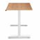 Регульований стіл AdapDesk Smart 1 Motor 18мм Golden Wood, Snow White, фото 3 mini