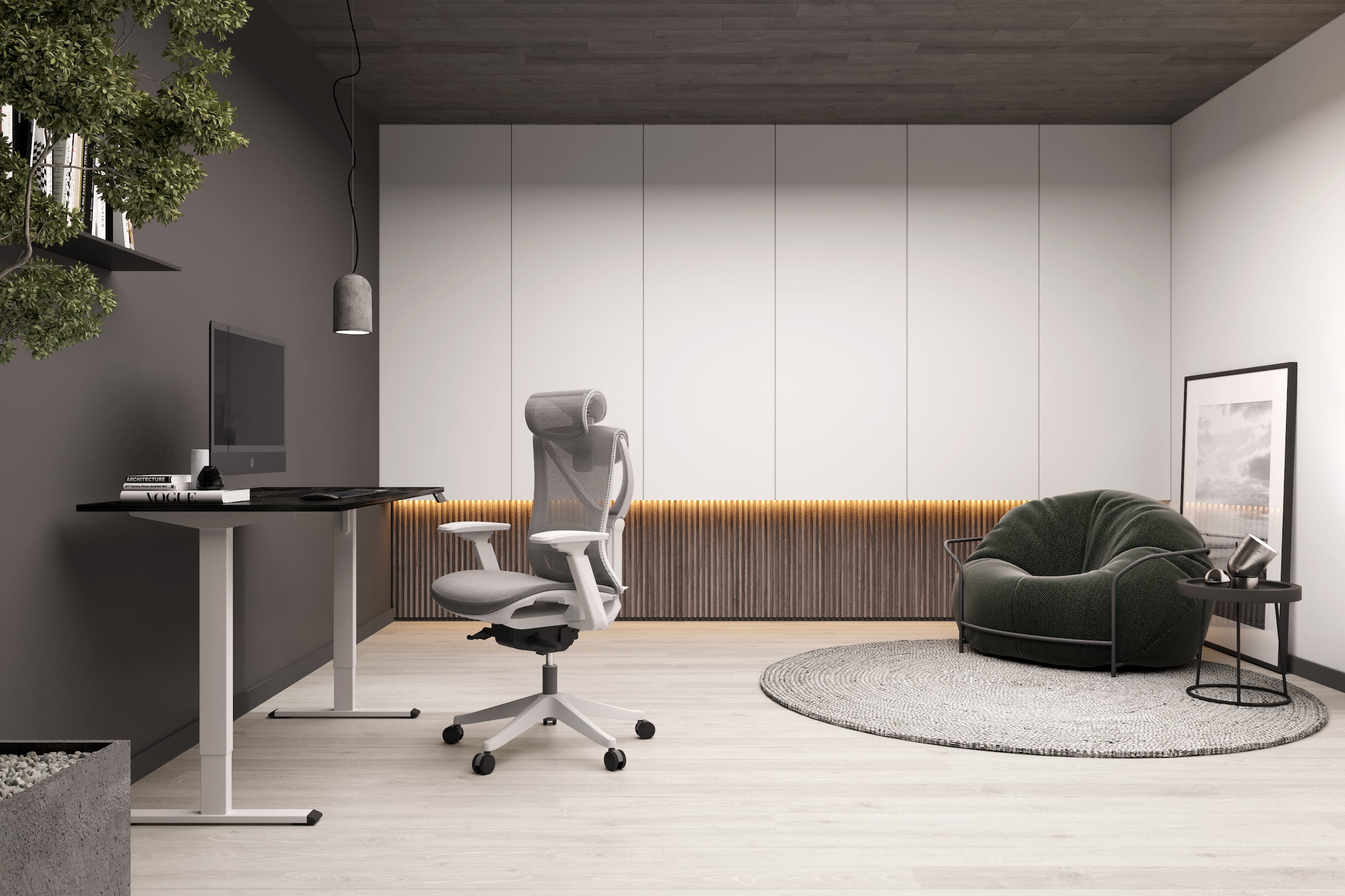 S1 Mesh Senior ErgoChair Alpine Grey