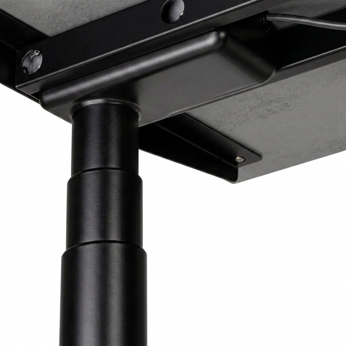 Регулируемый стол AdapDesk Smart 2 Motor Pro Max 36мм Smoky Gray, Space Black, фото 6