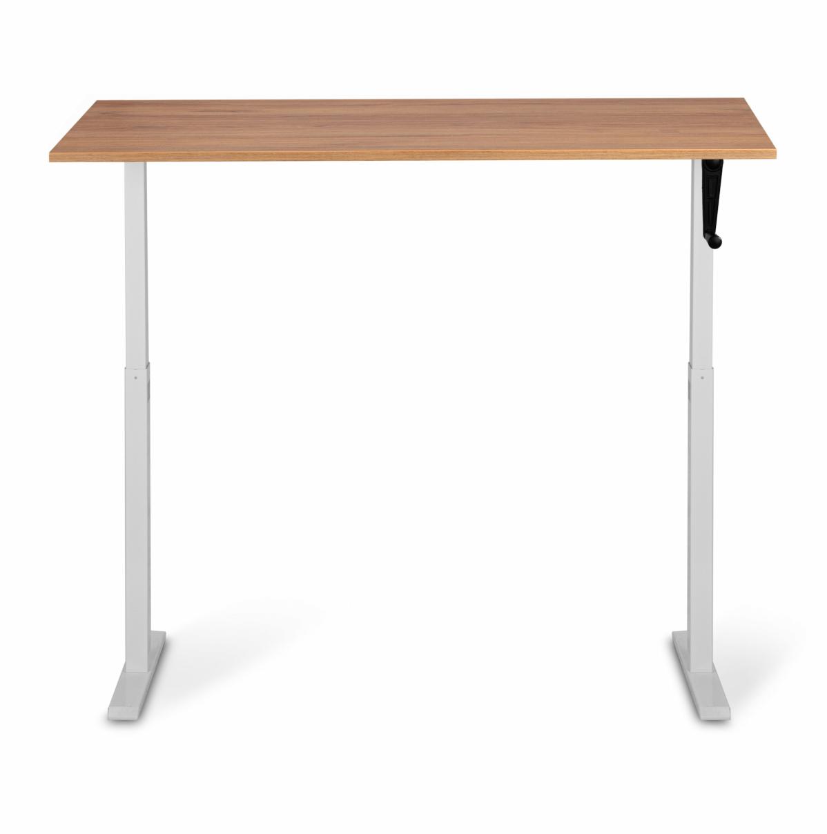 Регулируемый стол AdapDesk Smart Manual 18мм Golden Wood, Snow White, фото 5