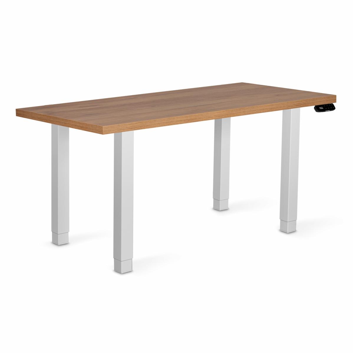 Регулируемый стол AdapDesk Smart 4L 2 Motor 36 мм Golden Wood, Snow White, фото 8