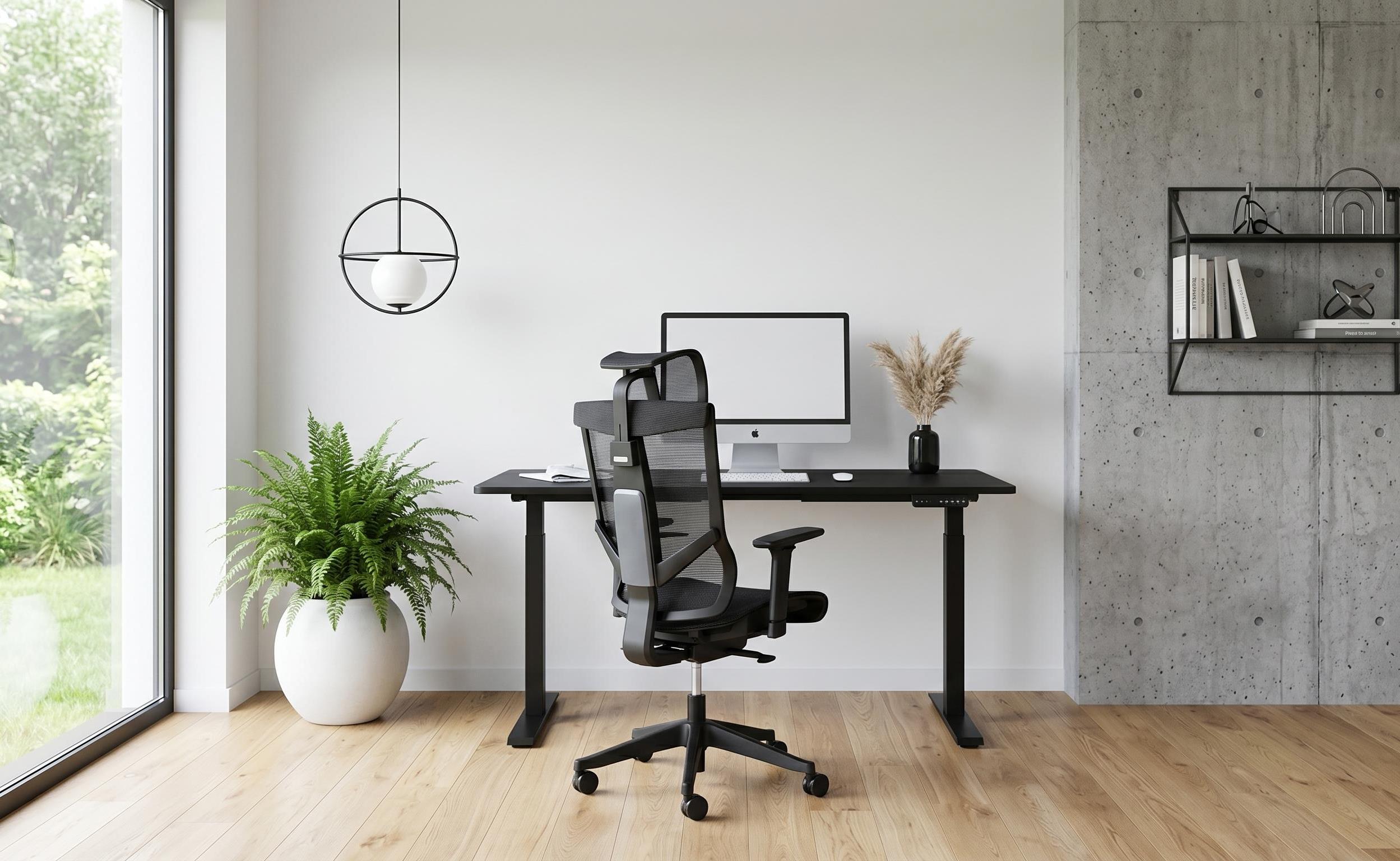 M1 Mesh Middle ErgoChair Deep Black