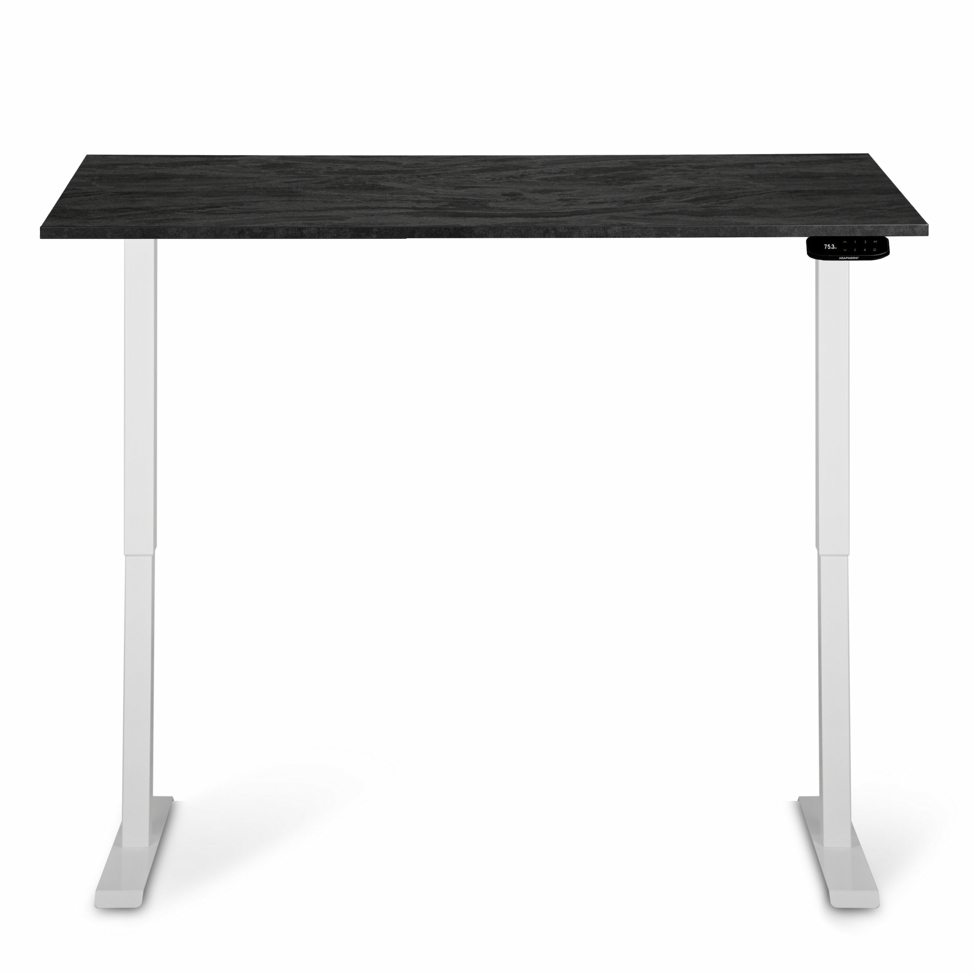 Регульований стіл AdapDesk Smart 1 Motor 18мм Carbon Black, Snow White, фото 4