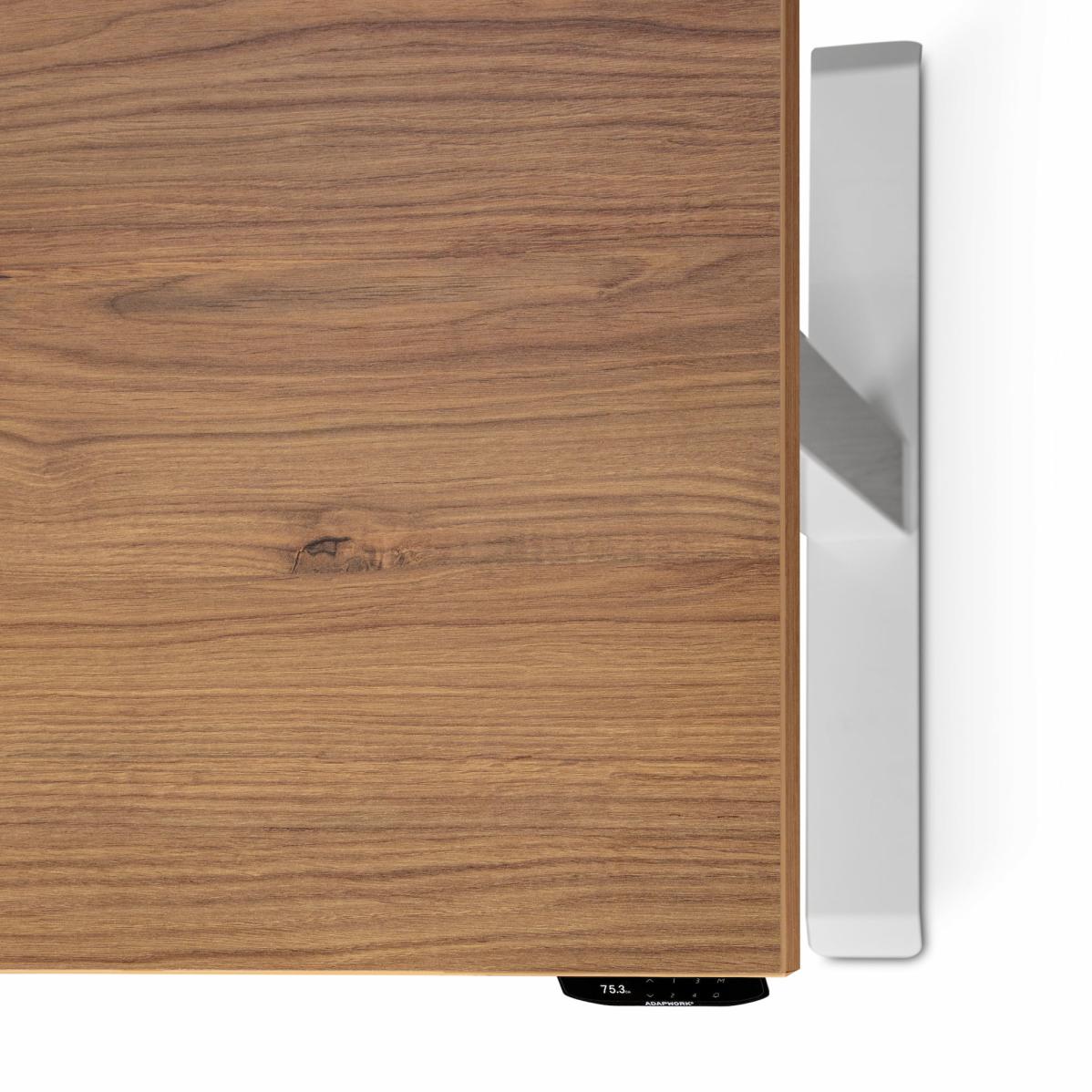 Регулируемый стол AdapDesk Smart 2 Motor Pro 36мм Golden Wood, Snow White, фото 4