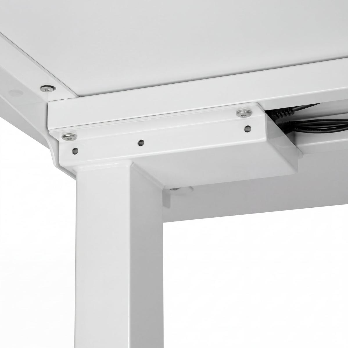 Регульований стіл AdapDesk Smart 2 Motor 18мм Crystal White, Space Black, фото 6