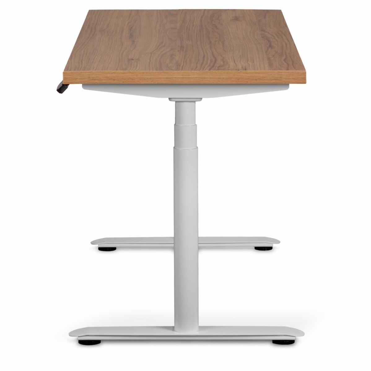 Регулируемый стол AdapDesk Smart 2 Motor Pro Speed 36мм Golden Wood, Snow White, фото 3
