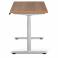 Регульований стіл AdapDesk Smart 2 Motor Pro Max 36мм Golden Wood, Snow White, фото 3 mini