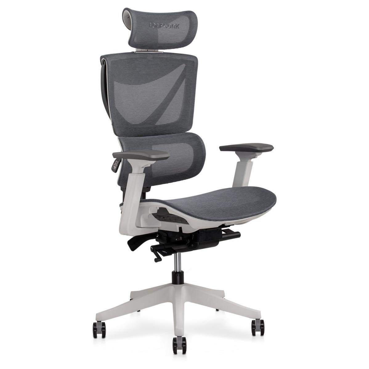 Крісло S3 Mesh Senior ErgoChair Alpine Grey, фото 2