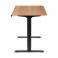 Регульований стіл AdapDesk Smart 2 Motor 18мм Golden Wood, Space Black, фото 3 mini