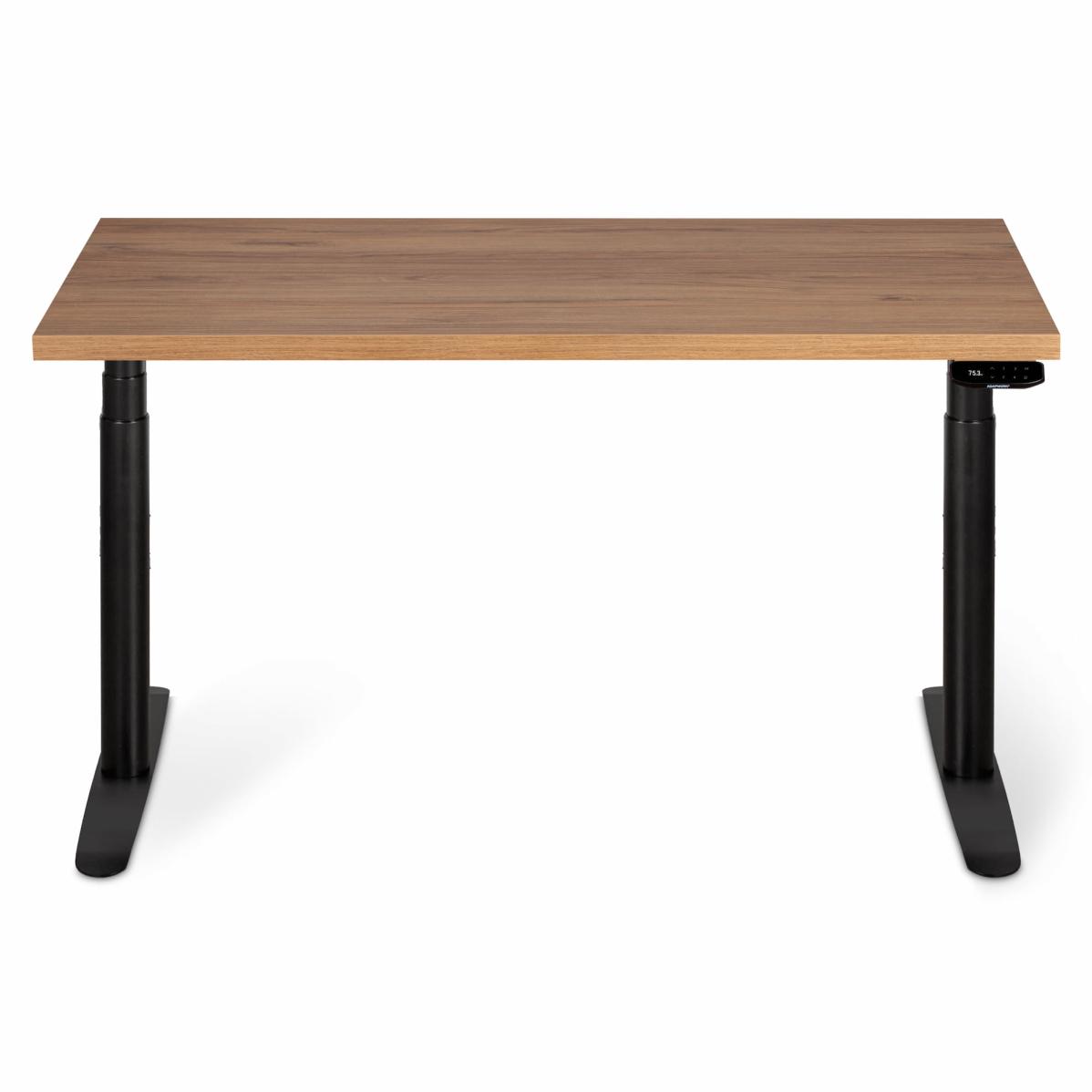 Регулируемый стол AdapDesk Smart 2 Motor Pro Max 36мм Golden Wood, Space Black, фото 7