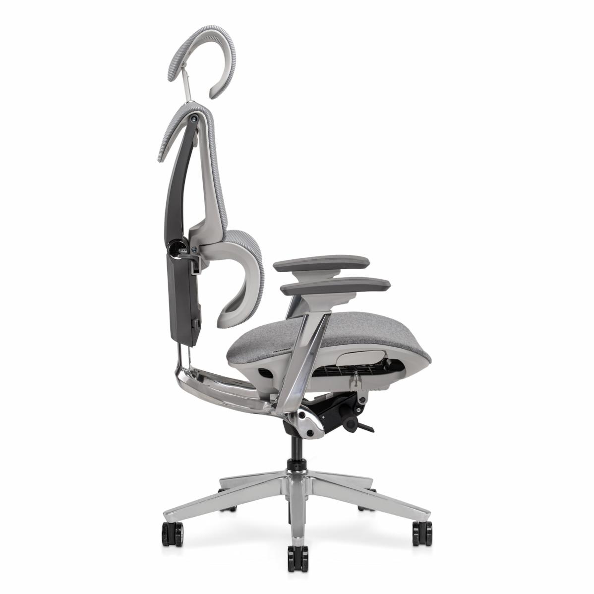 Кресло S3 Pro Senior ErgoChair Platinum Smoky Grey, фото 3
