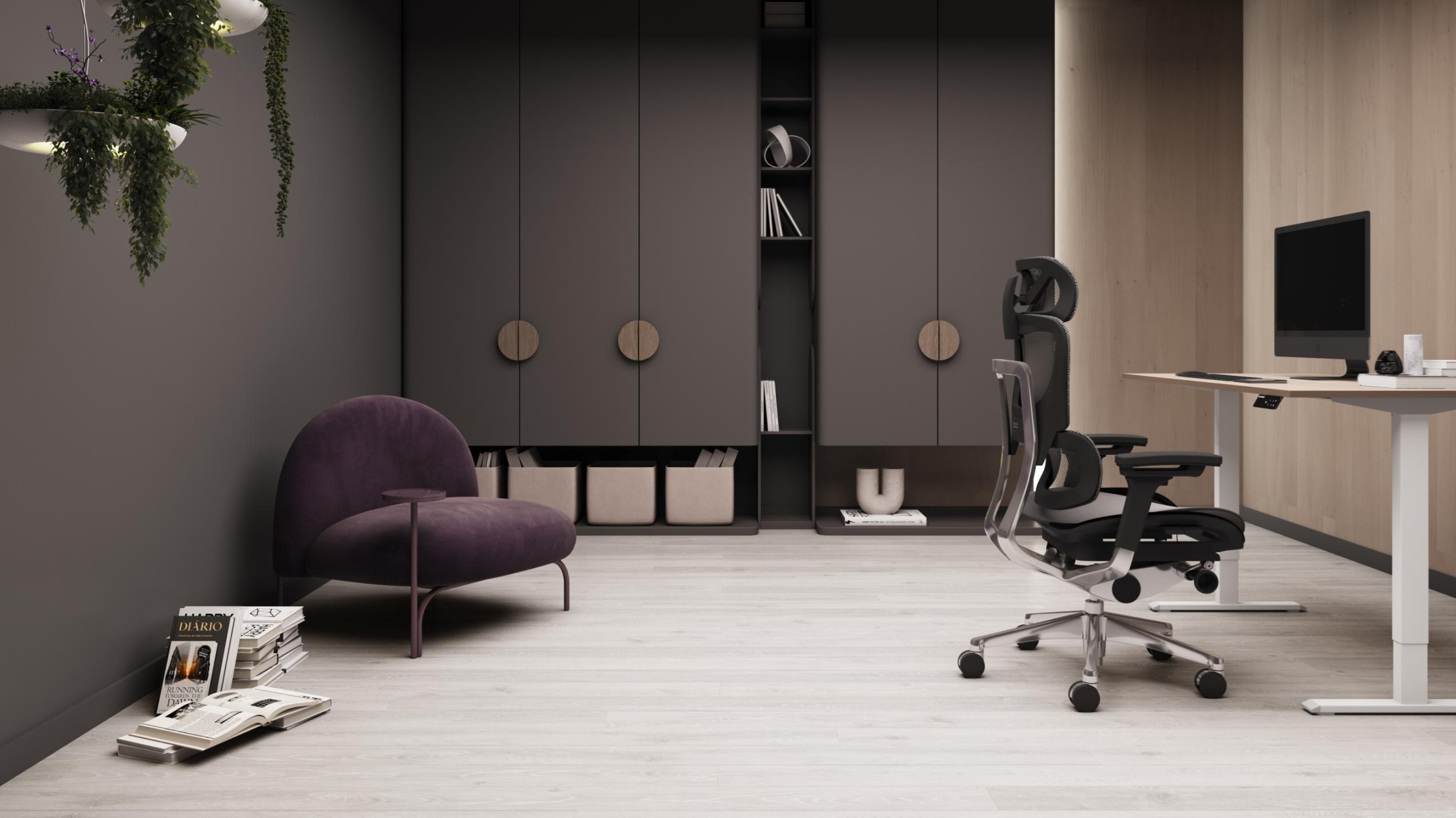 L1 Mesh Lead Ergochair Deep Black