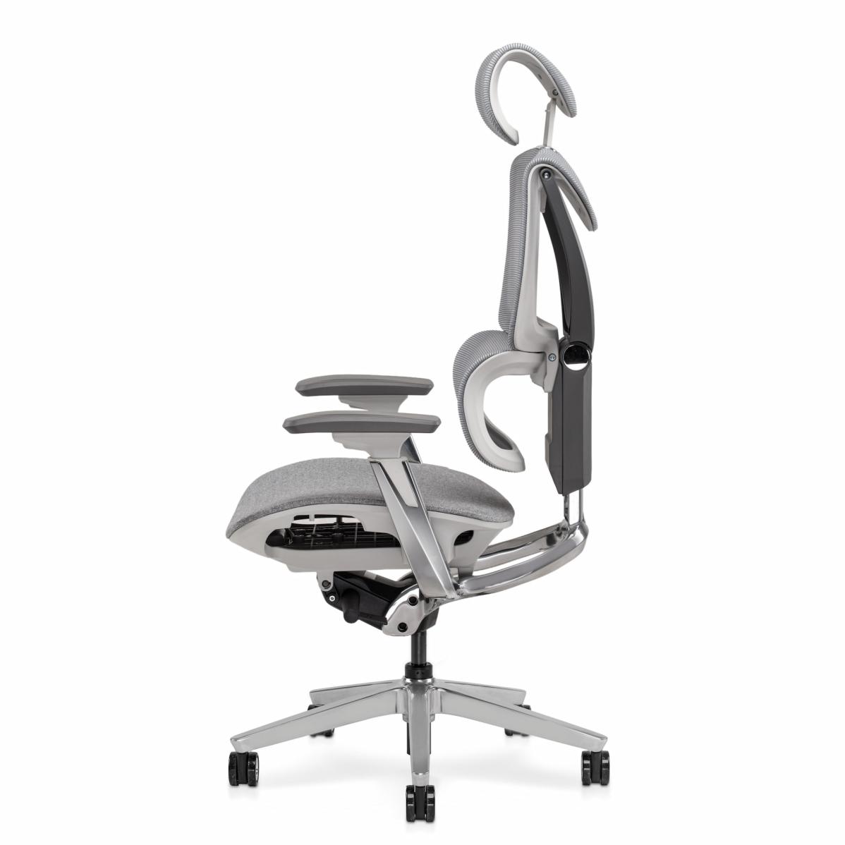 Кресло S3 Pro Senior ErgoChair Platinum Smoky Grey, фото 7