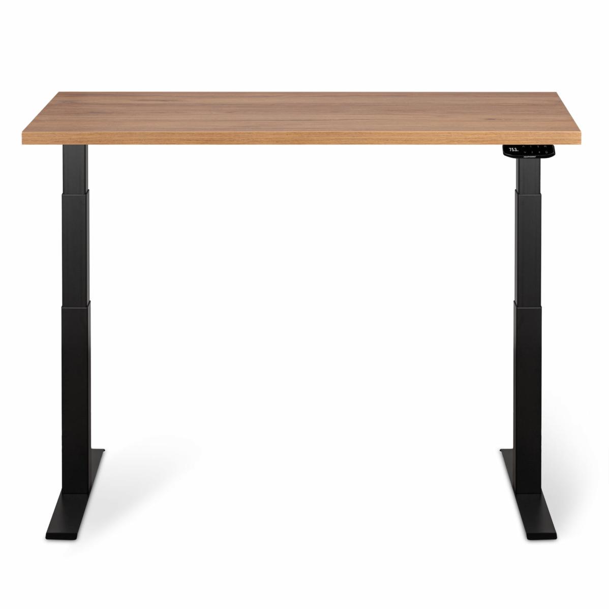 Регулируемый стол AdapDesk Smart 2 Motor Pro 36мм Golden Wood, Space Black, фото 5