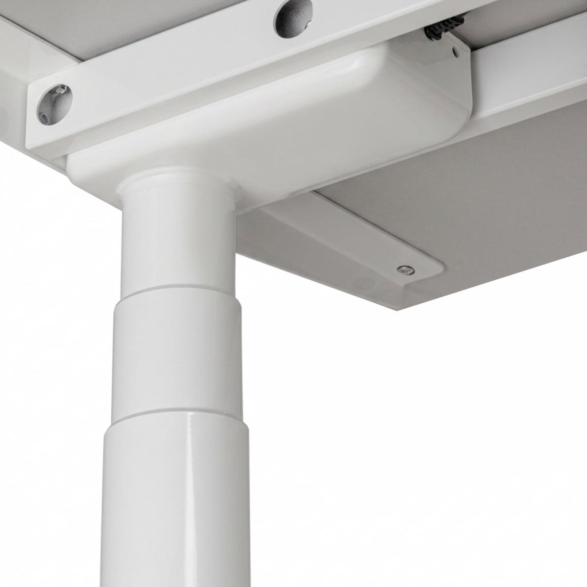 Регулируемый стол AdapDesk Smart 2 Motor Pro Speed 36мм Crystal White, Snow White, фото 6