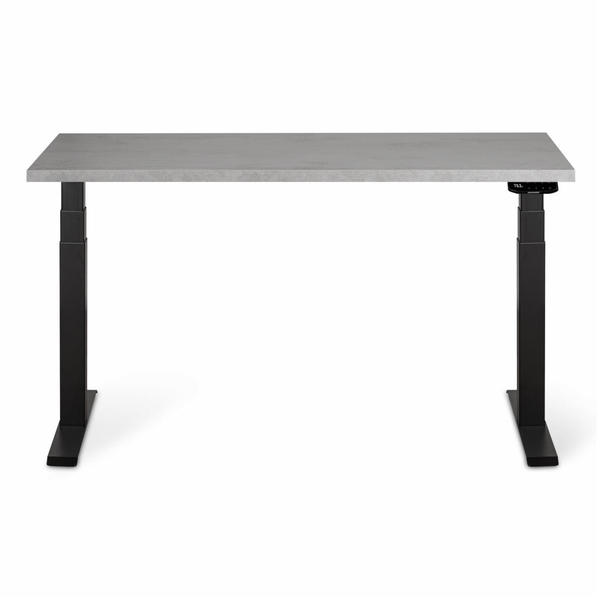 Регулируемый стол AdapDesk Smart 2 Motor Pro 36мм Smoky Gray, Space Black, фото 1