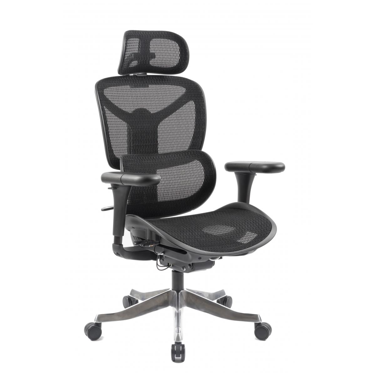 Кресло S7 Mesh Senior ErgoChair Deep Black, фото 1