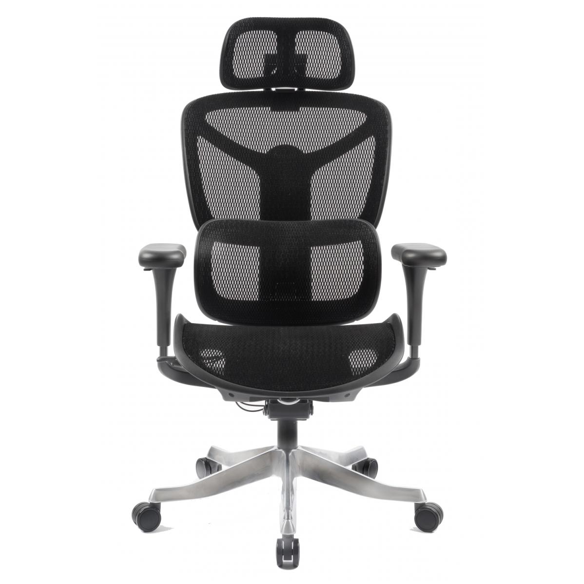 Кресло S7 Mesh Senior ErgoChair Deep Black, фото 2
